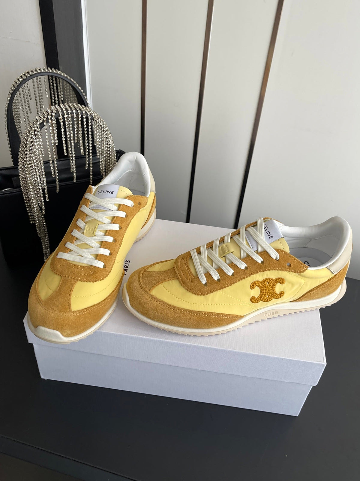 Celine 2026 Racer Sneaker Suede Mesh 847807