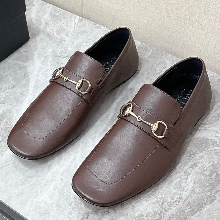 Gucci 2026 Worn-out Effect Ragazzo Loafers Canvas Leather 972295