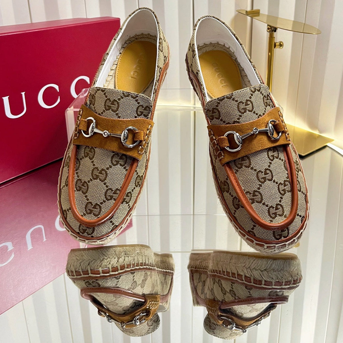 Gucci 2026 GG Espadrilles Monogram Canvas 768179
