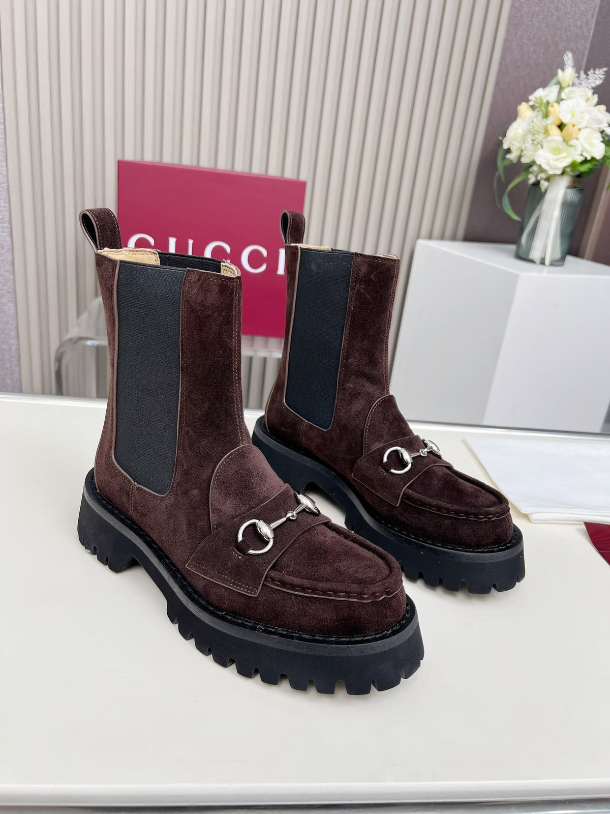 Gucci 2026 Ankle Boots 50mm Suede 926689
