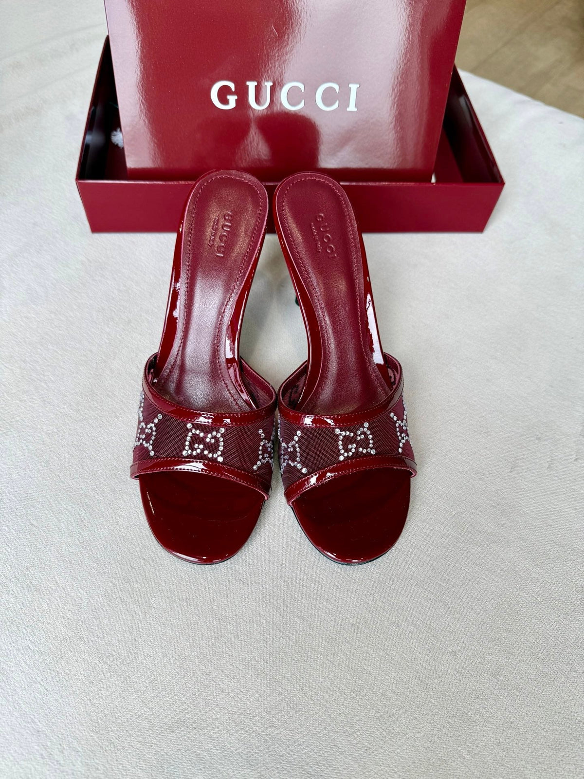 Gucci 2026 High Heels Sandals 85mm Mesh 938354