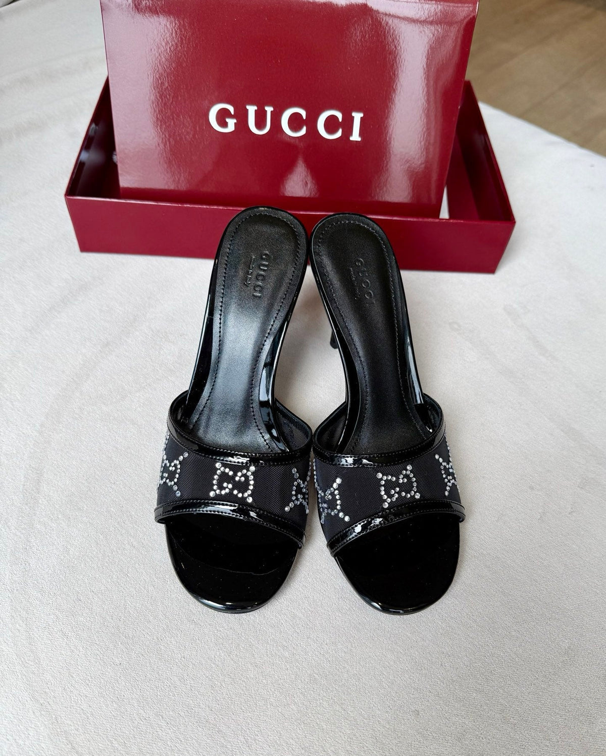 Gucci 2026 High Heels Sandals 85mm Mesh 938354