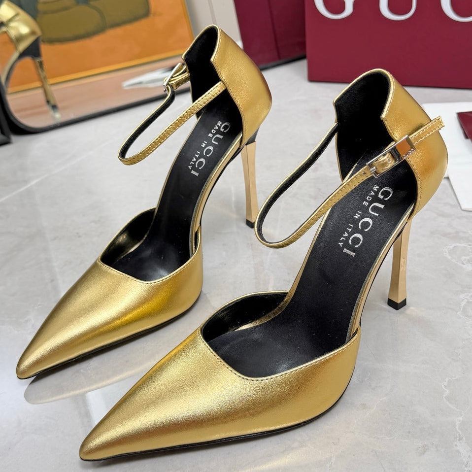 Gucci 2026 Women's Bombshell Pump 110mm Cowhide Leather 767120