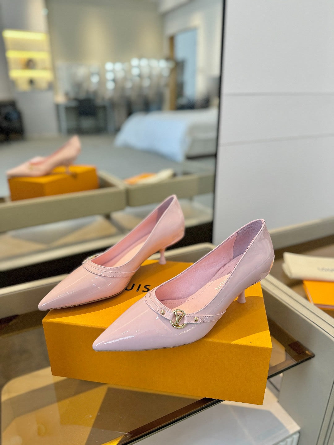 Louis Vuitton 2026 6AM Pumps 50mm Leather 787800