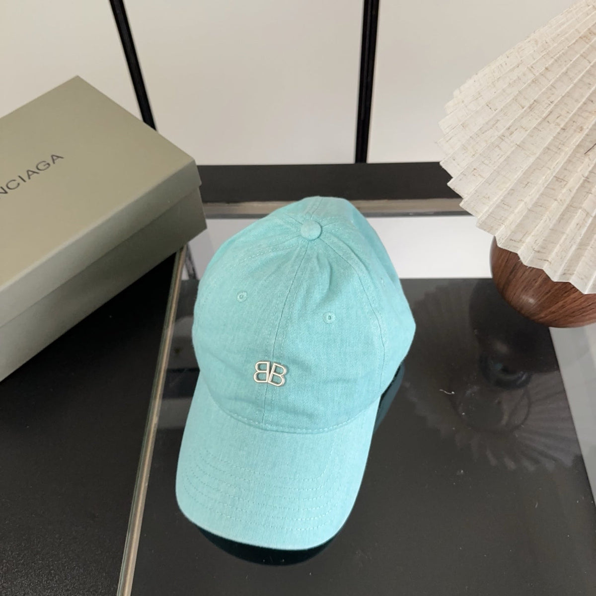 Balenciaga Logo Baseball Cap Cotton 322115