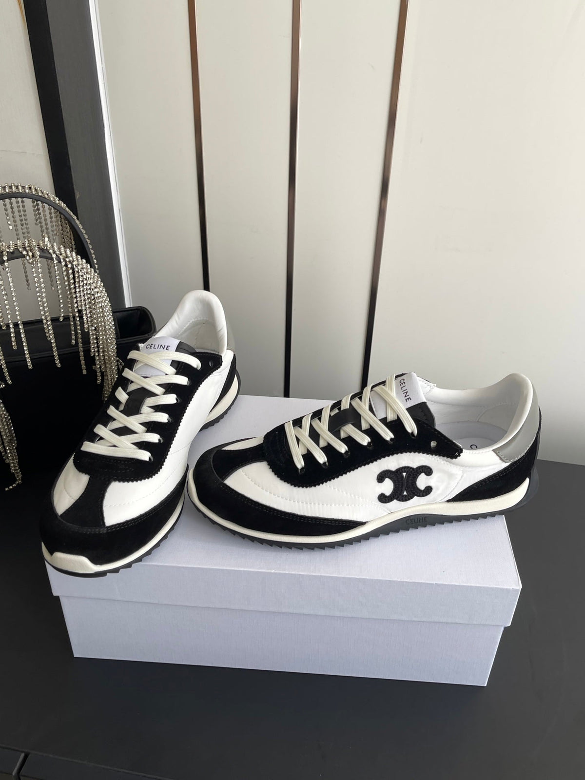 Celine 2026 Racer Sneaker Suede Mesh 847807
