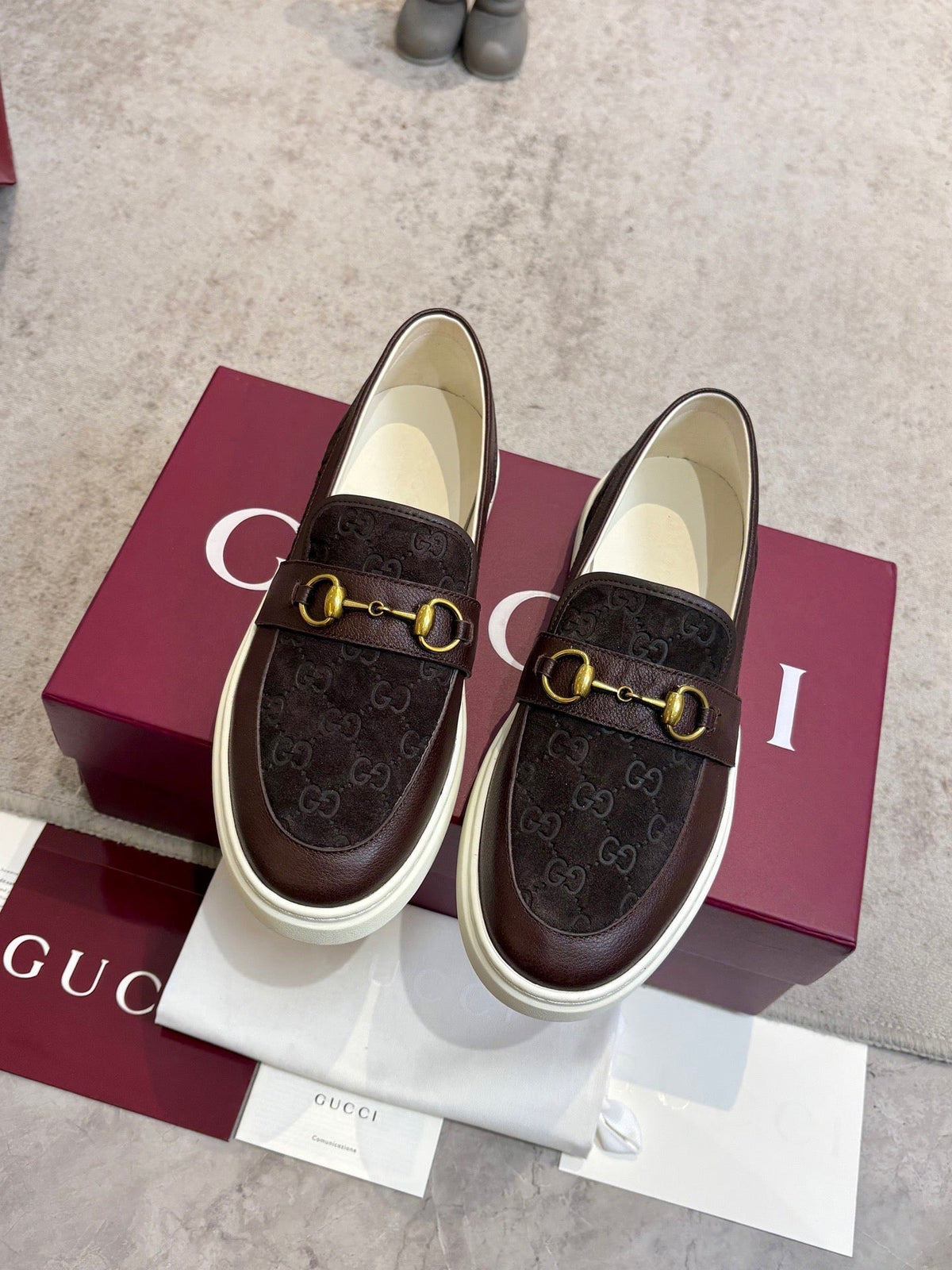 Gucci 2026 Horsebit Loafers Suede 929226