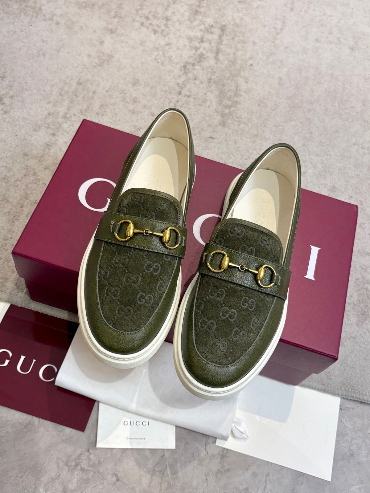 Gucci 2026 Horsebit Loafers Suede 929226
