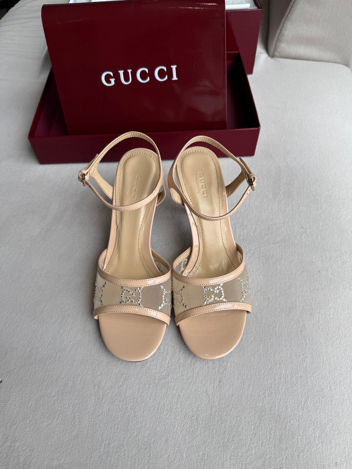 Gucci 2026 High Heels Sandals 85mm Mesh 938354