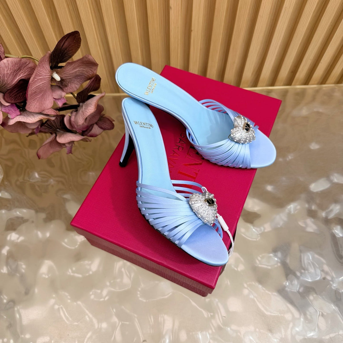 Valentino 2026 Garavani Coeur Royal 80mm Sandals 853005
