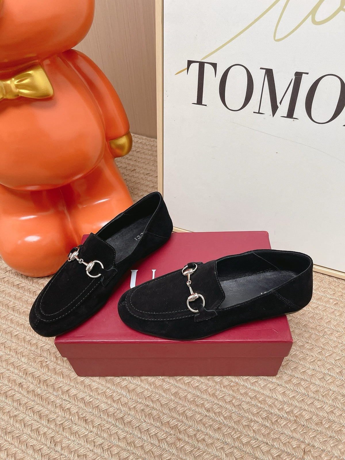 Gucci 2026 Loafers Suede Canvas 901332