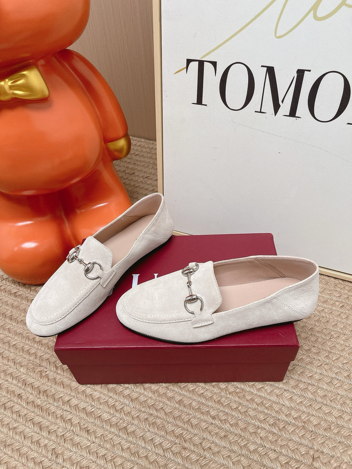 Gucci 2026 Loafers Suede Canvas 901332