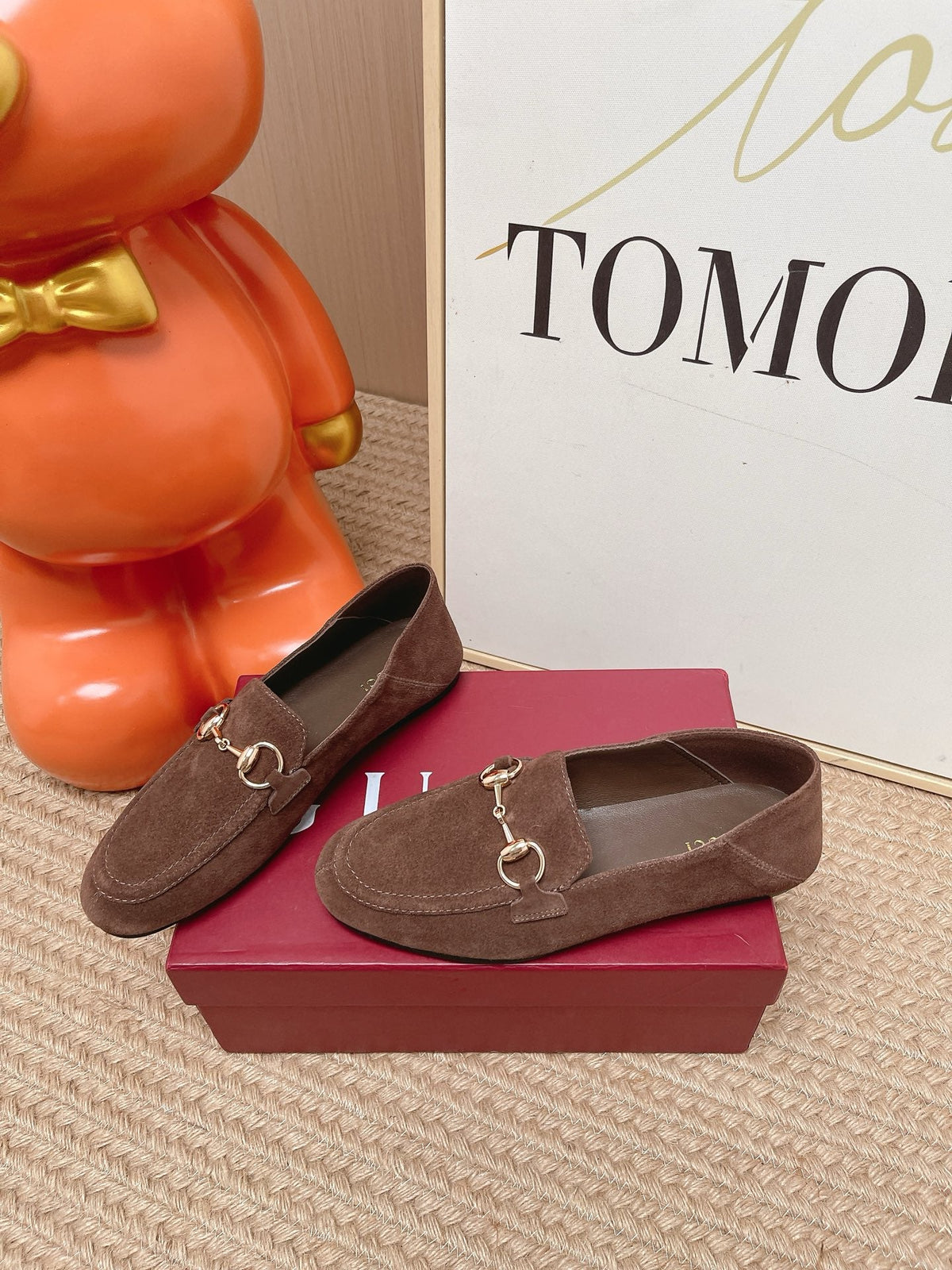 Gucci 2026 Loafers Suede Canvas 901332