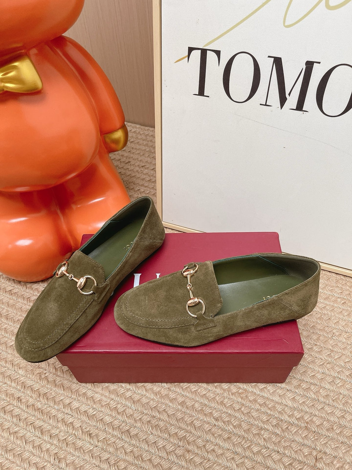 Gucci 2026 Loafers Suede Canvas 901332