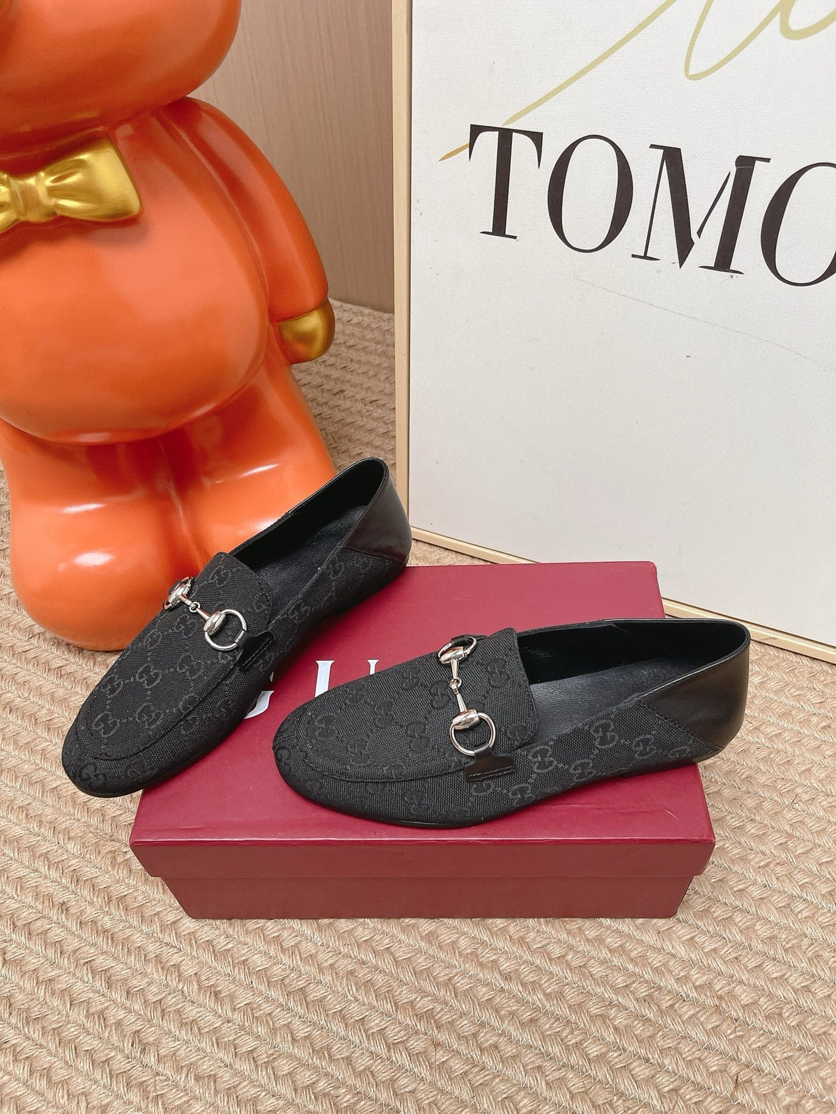Gucci 2026 Loafers Suede Canvas 901332