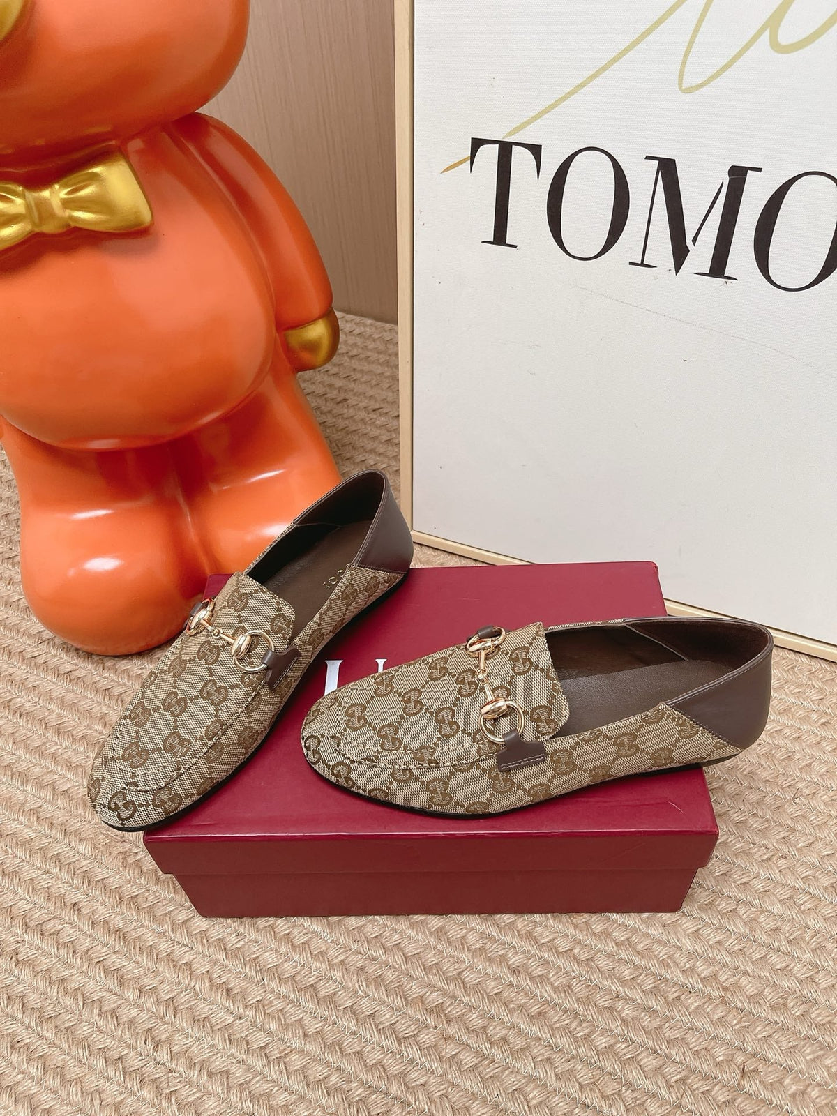 Gucci 2026 Loafers Suede Canvas 901332