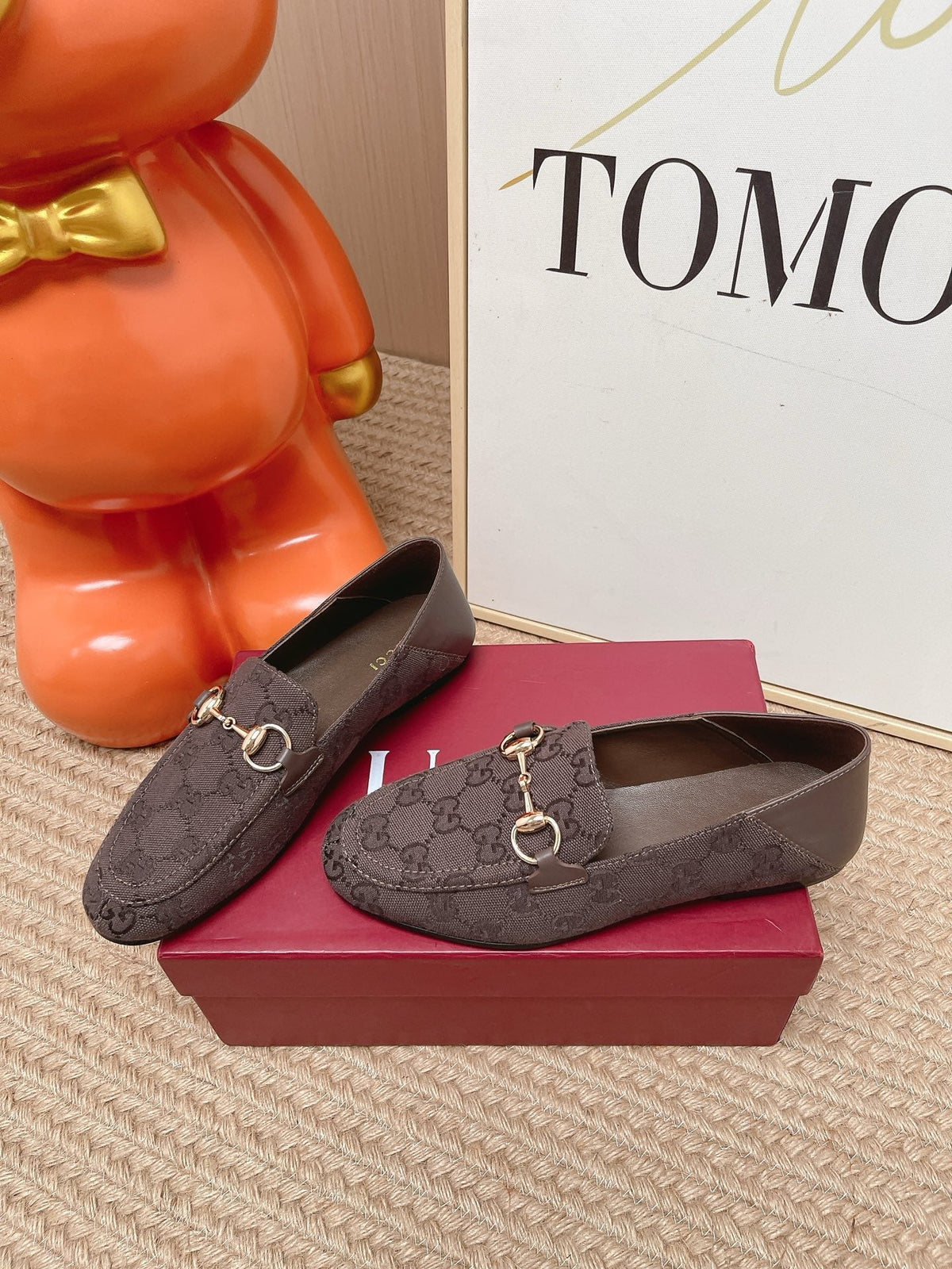 Gucci 2026 Loafers Suede Canvas 901332