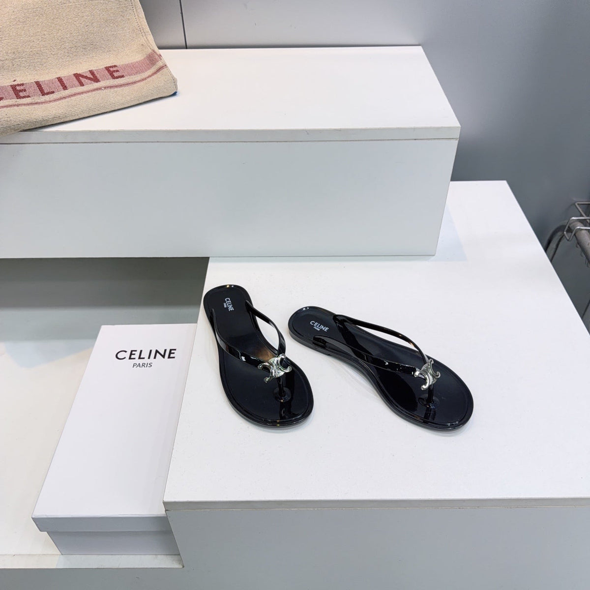 Celine 2026 Jelly Flat Sandals PVC 893113