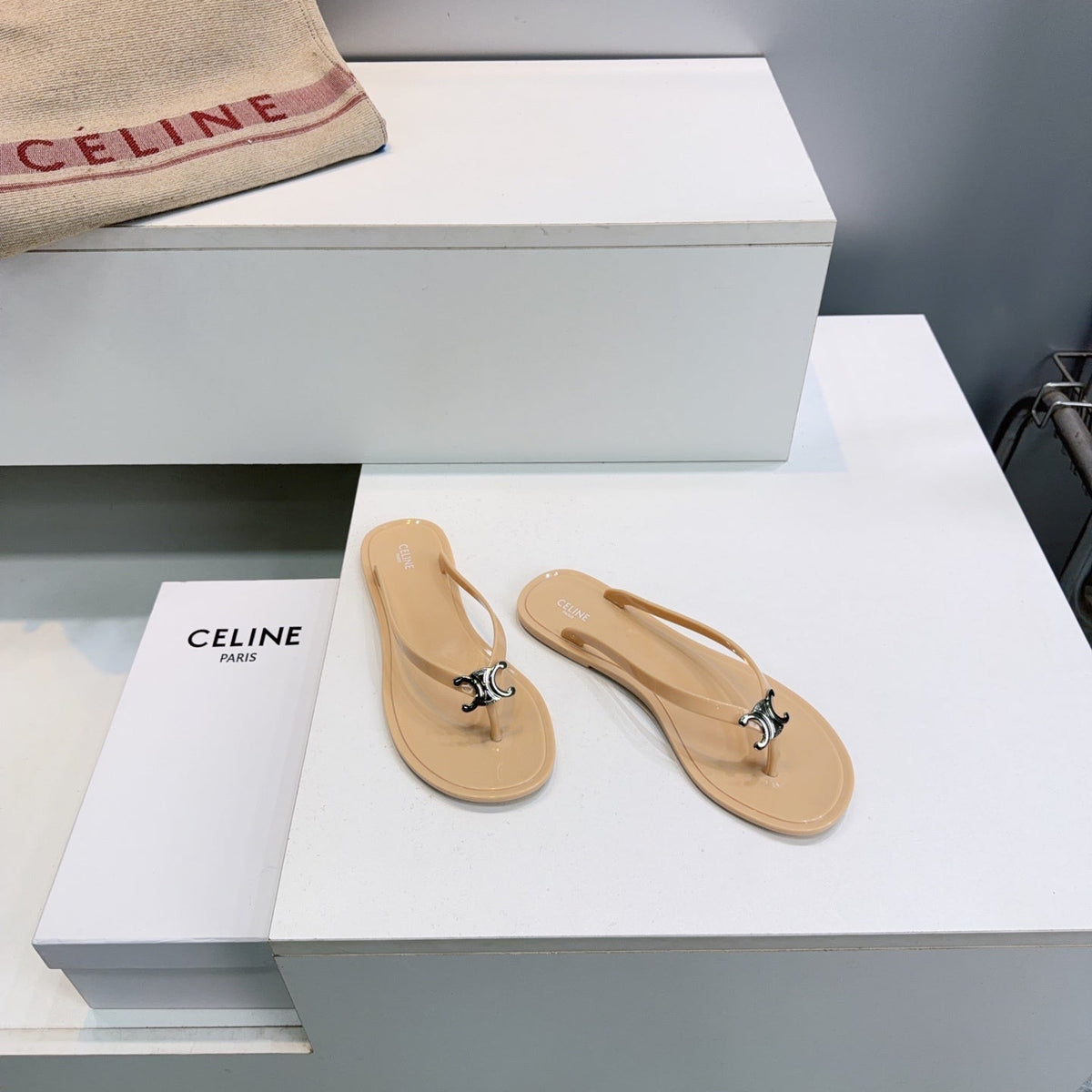 Celine 2026 Jelly Flat Sandals PVC 893113