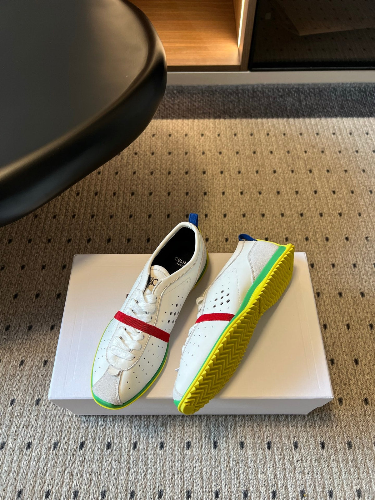 Celine 2026 Retro Sneakers Sheepskin 956176