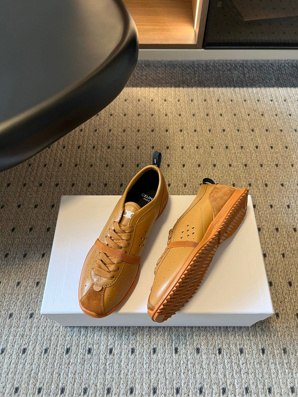Celine 2026 Retro Sneakers Sheepskin 956176