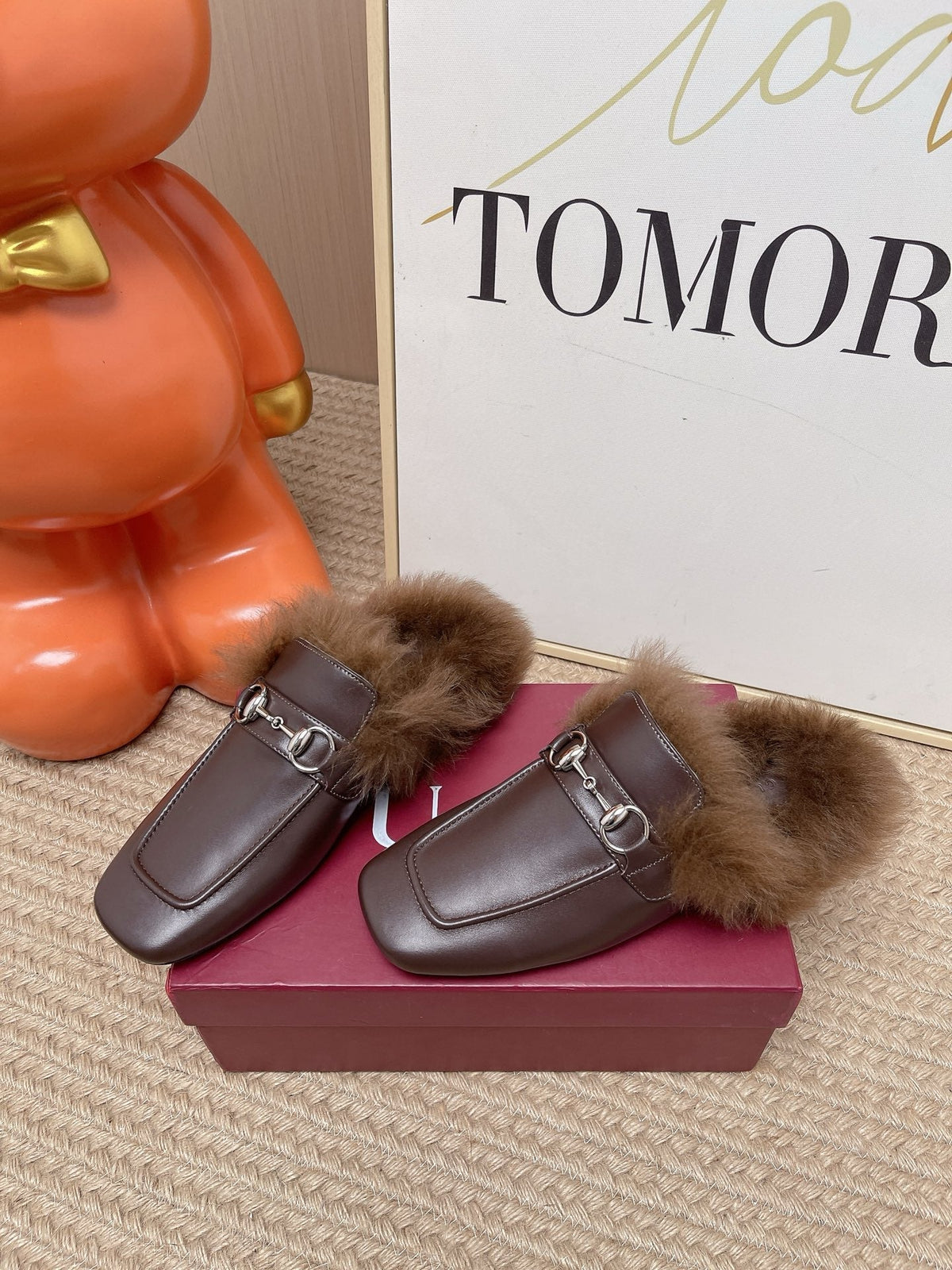 Gucci 2026 Horsebit Mule Canvas Leather 950860