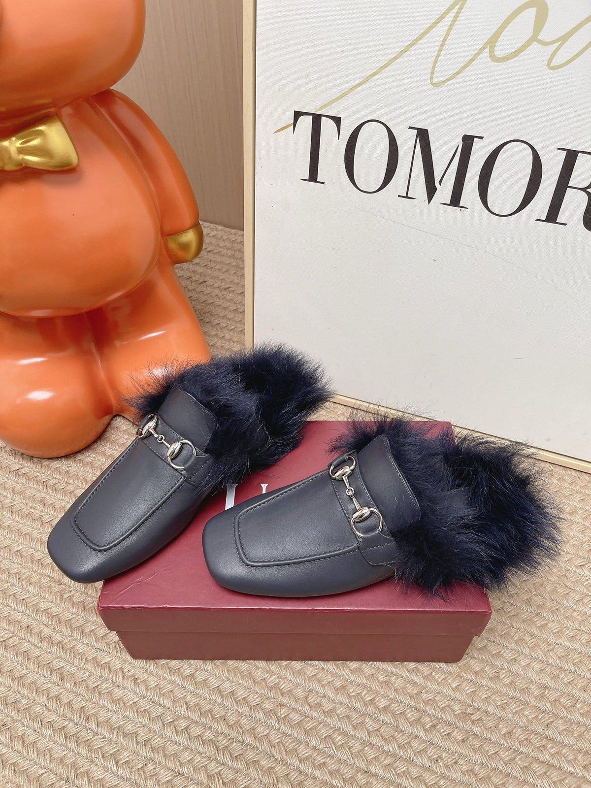 Gucci 2026 Horsebit Mule Canvas Leather 950860