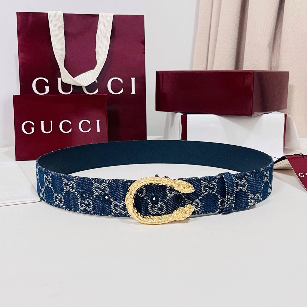Gucci 2026 Dionysus Belt 40mm Canvas