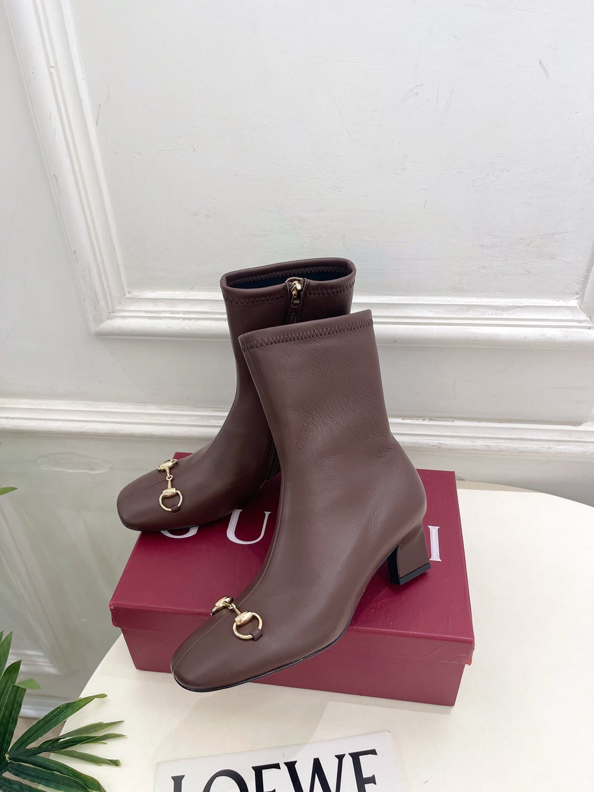 Gucci 2026 Horsebit Boots Sheepskin 946639