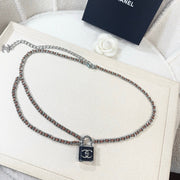 Chanel 2026 CC Padlock Chain Necklace Belt 215448