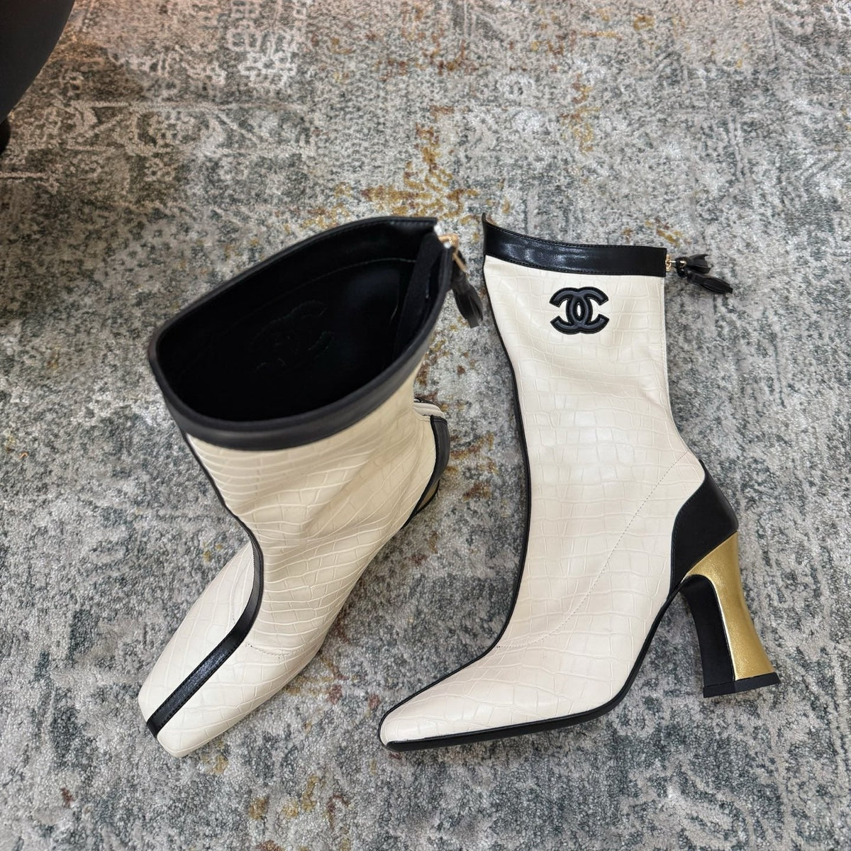 Chanel 2026 Ankle Boots 90mm Leather 198825