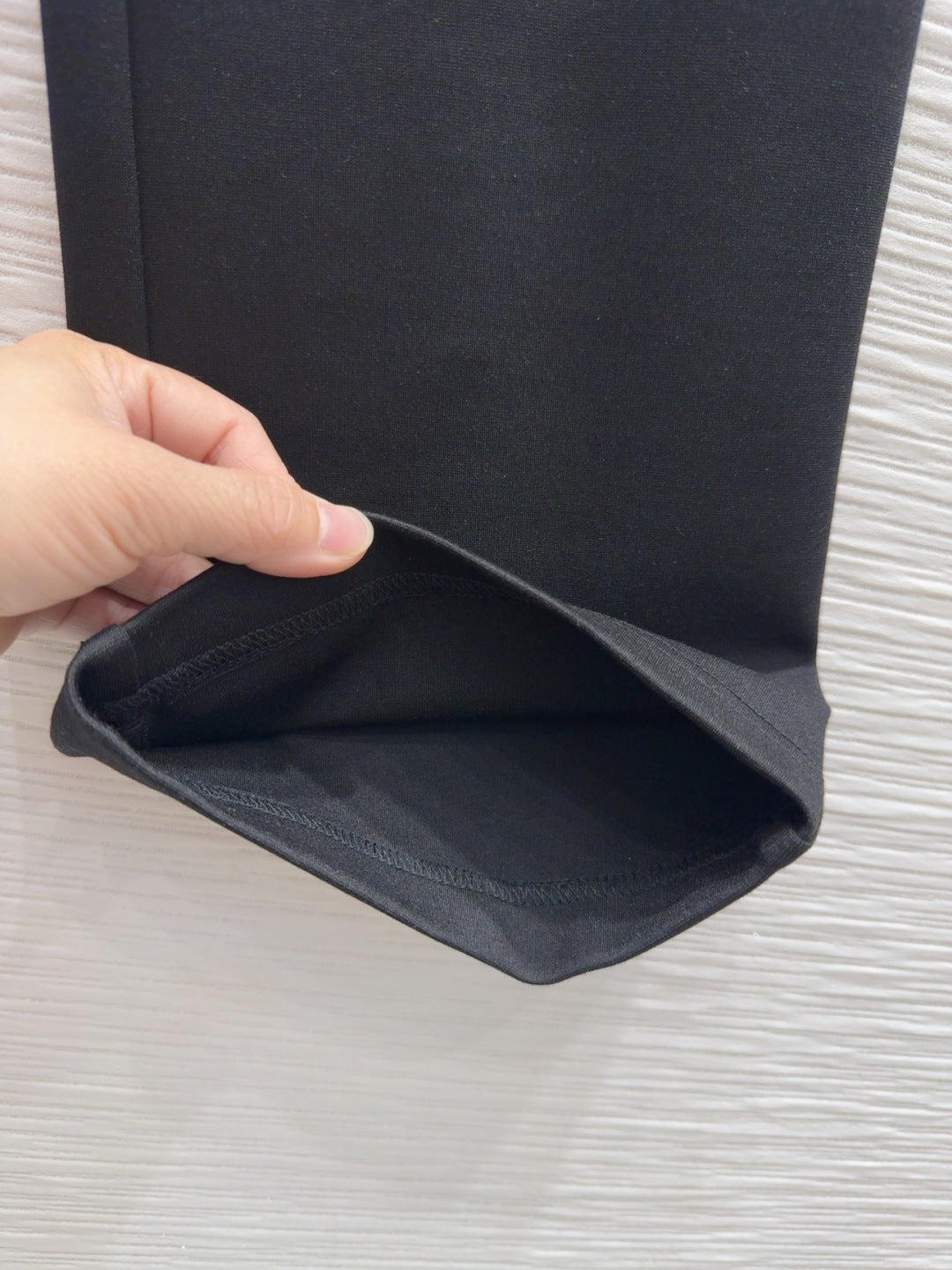 LV 25 Long Trousers Black Polyester