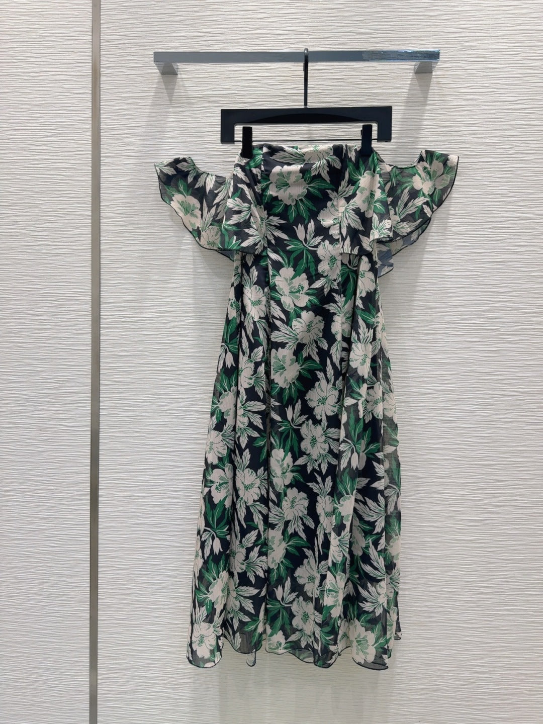 Loewe 2025 Floral Skirt Polyester Fiber