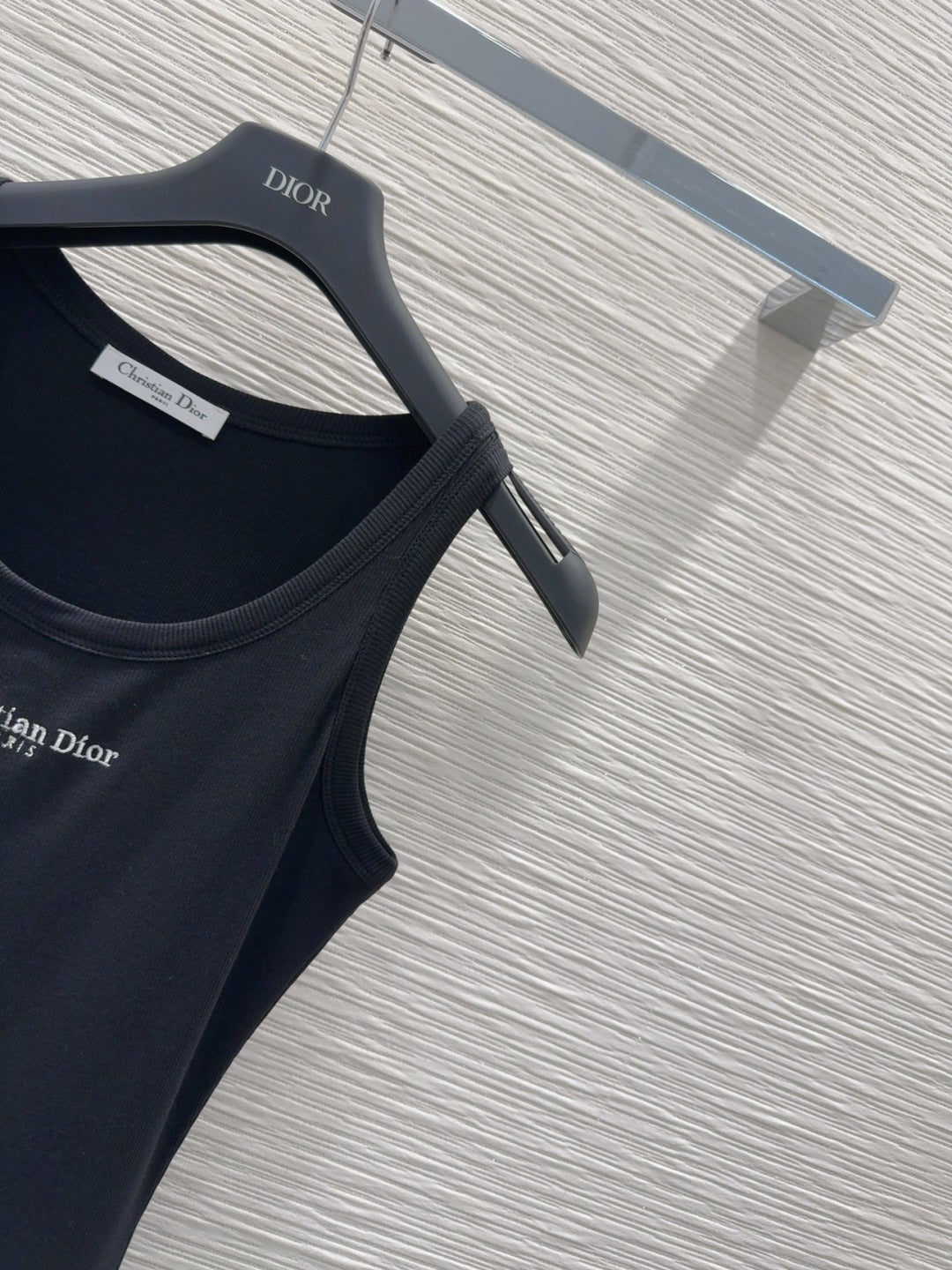 CD 25 Vest Dress Black Cotton Polyester