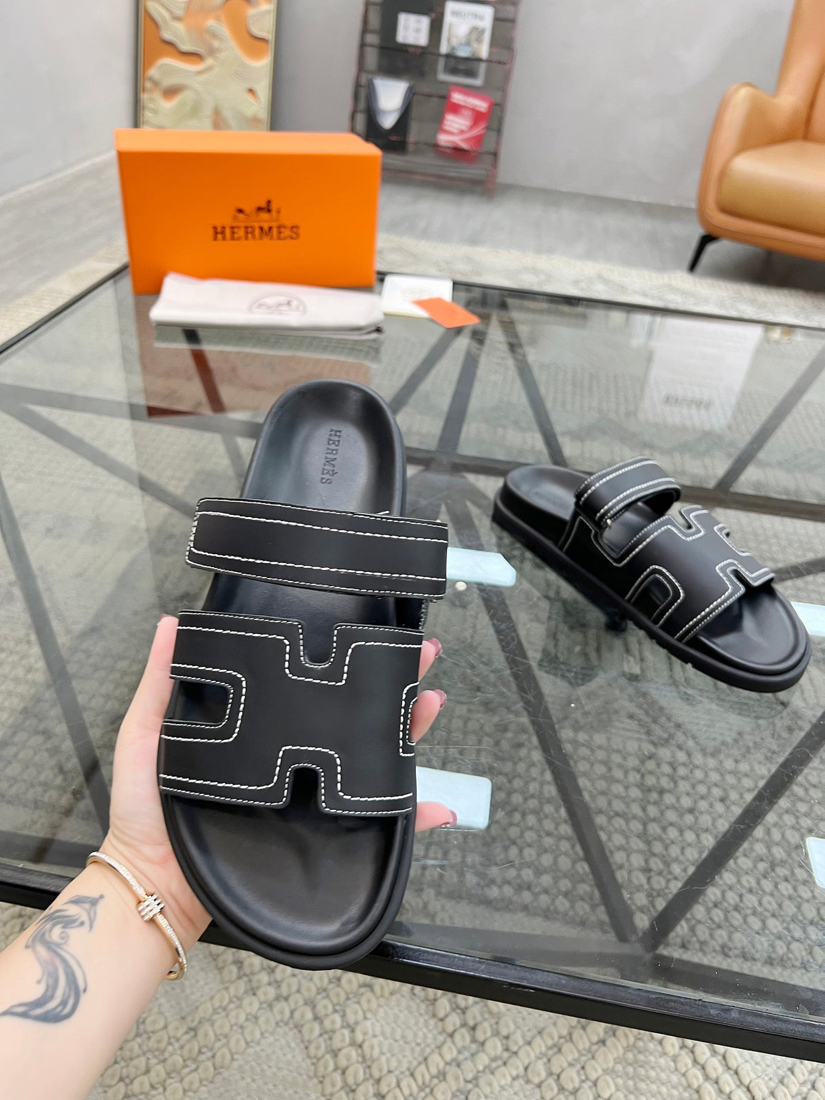 HM Men's Chypre Sandals Sheepskin 544605