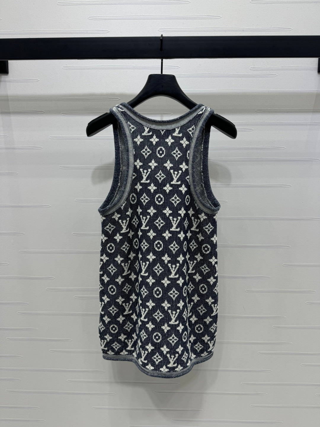 LV 25 Tank Top Grey Monogram Wool 233594