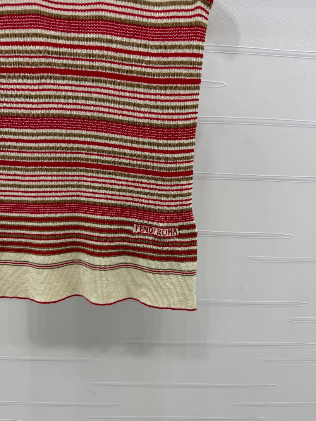 Fendi 25 Striped Top Silk