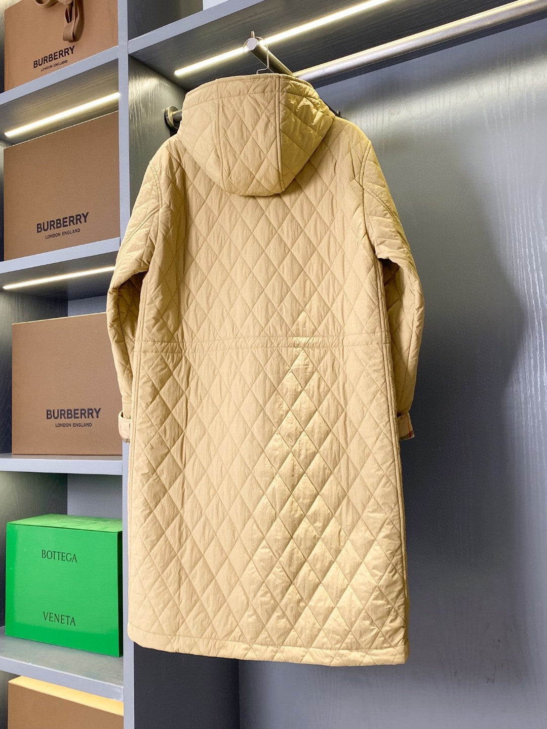 Bur 25 Quilted Long Coat Polyester 306171