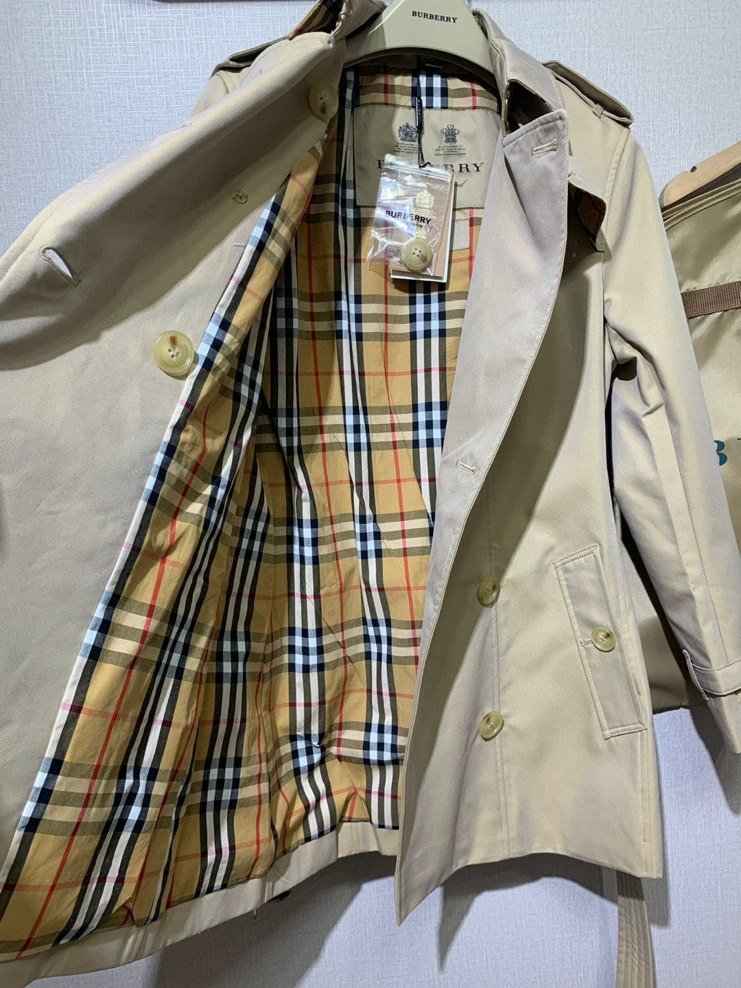 Bur 25 Chelsea Short Coat Beige Cotton 235677