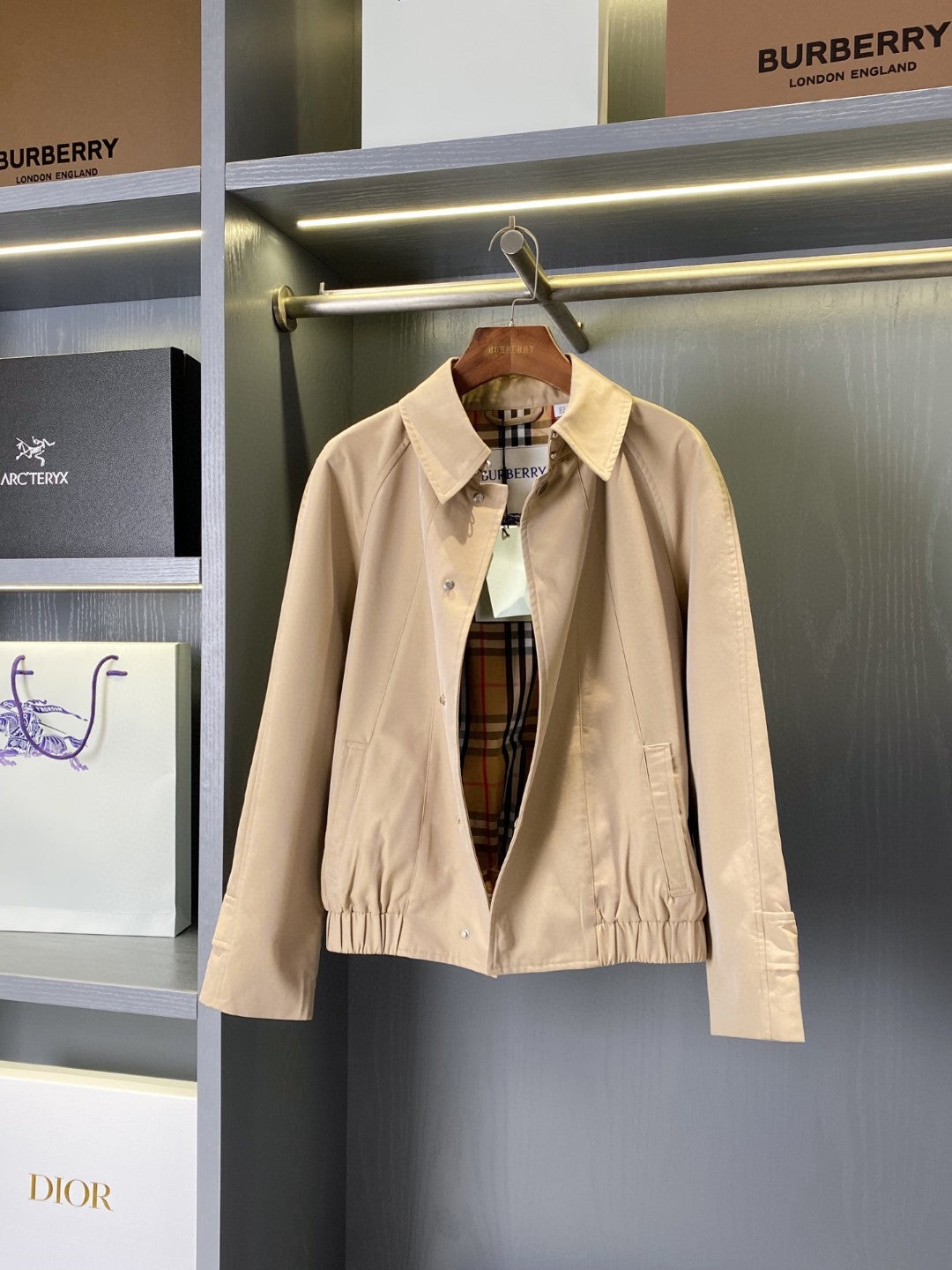 Bur 25 Jacket Beige Cotton 238409