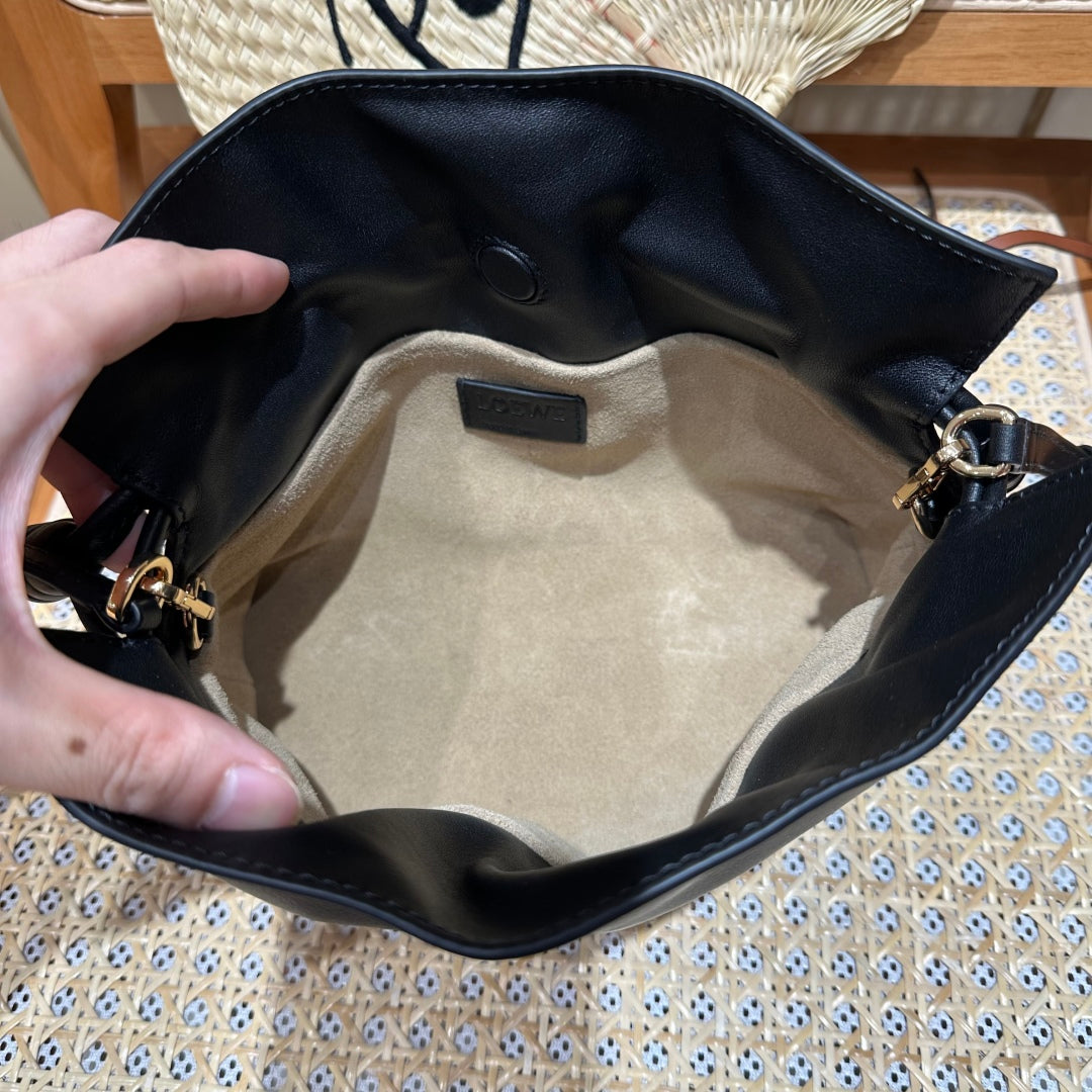 Loewe Lucky Bag Black Nappa leather