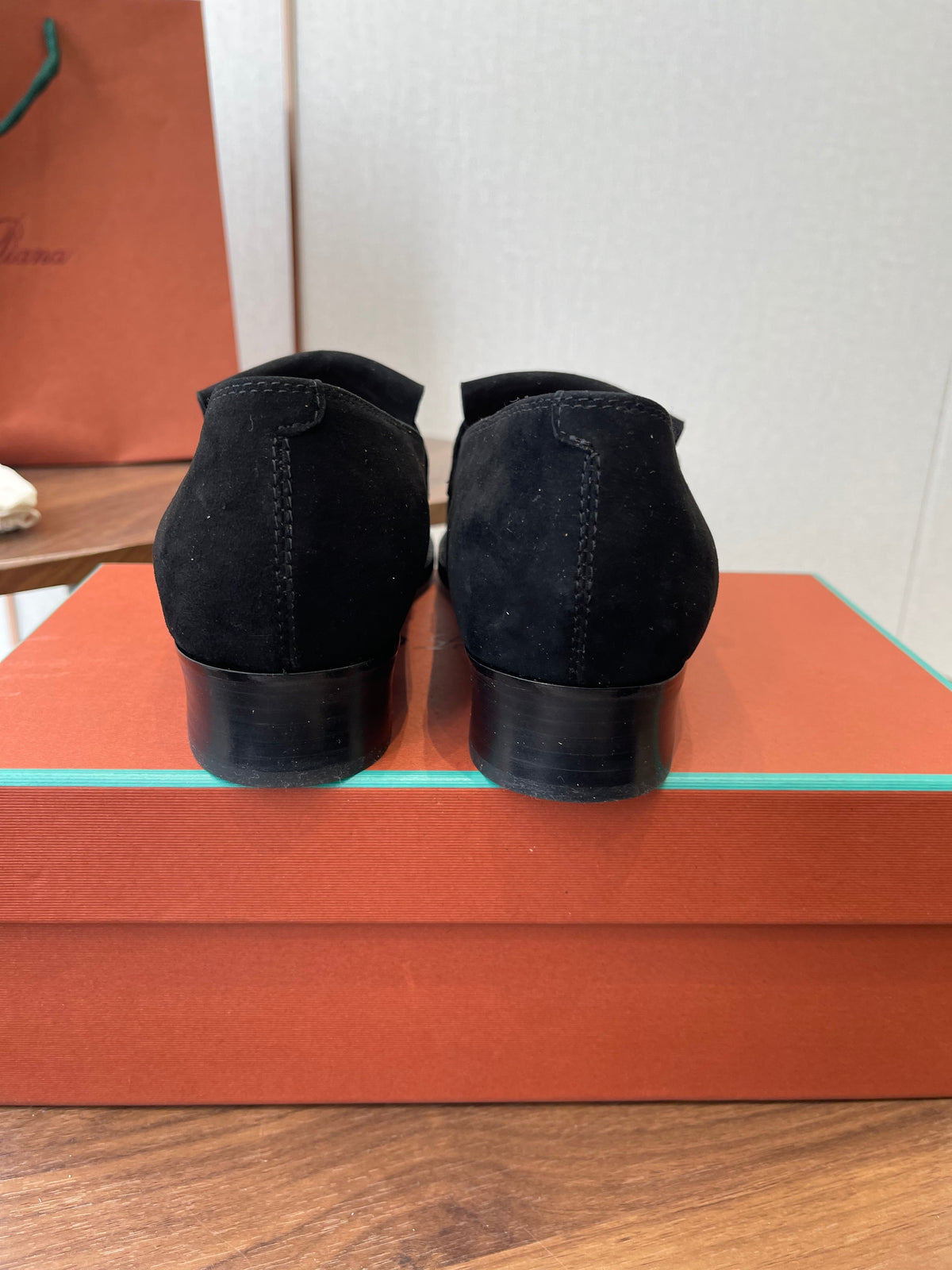 LP 26SS Loafers  Black Suede 579616