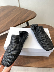 Celine 26 F035 Loafers Woven Leather 790673