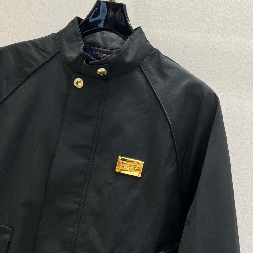 LV 25 Long-sleeved Jacket Black Cotton Polyester 296761