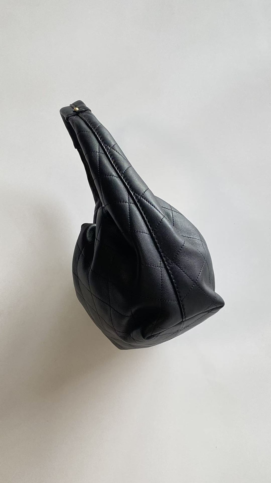 Chanel 25 Hobo Bag Black Lambskin