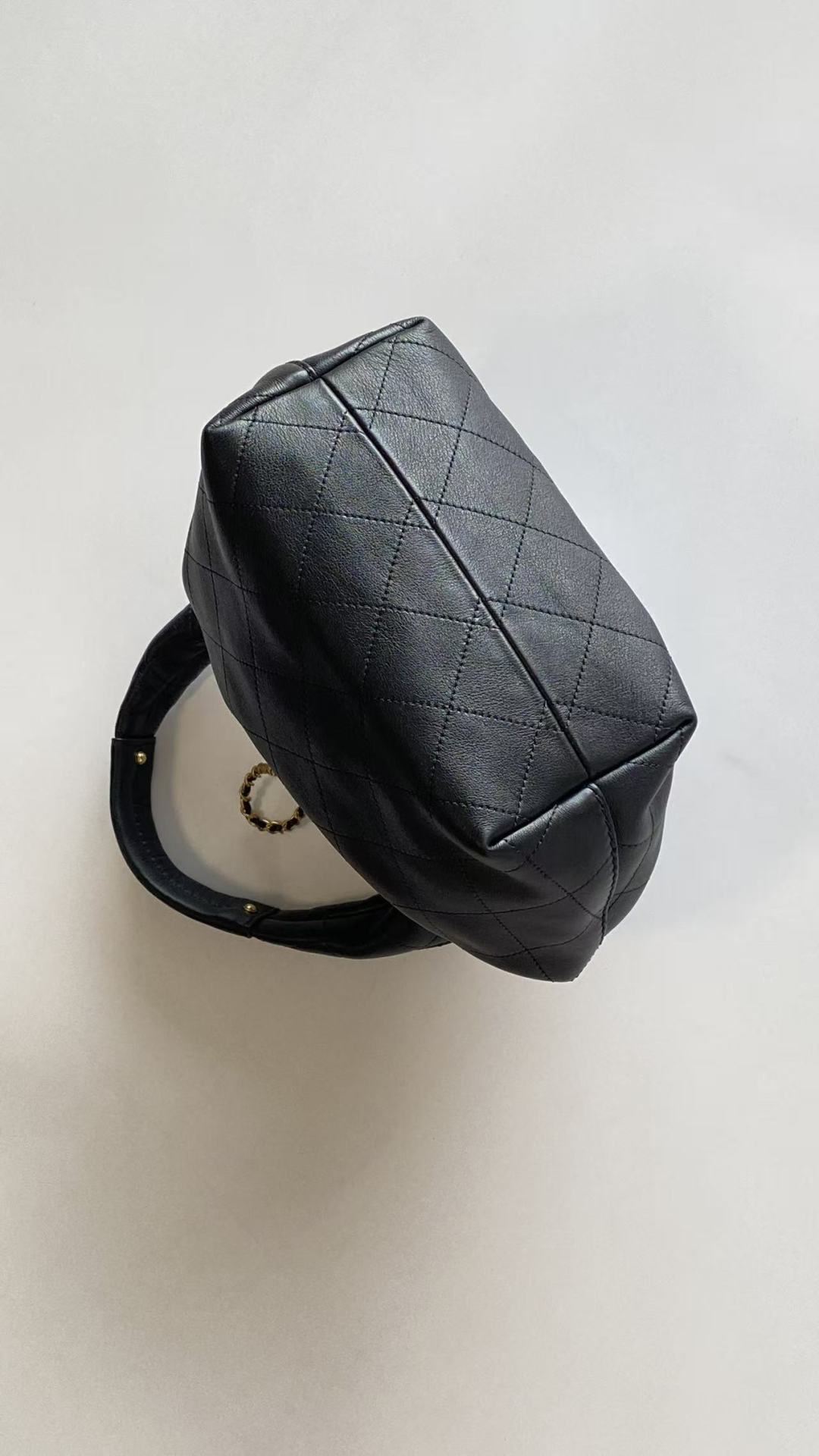 Chanel 25 Hobo Bag Black Lambskin