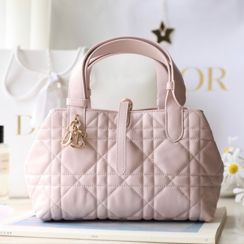 CD Toujours Bag Pink Calfskin
