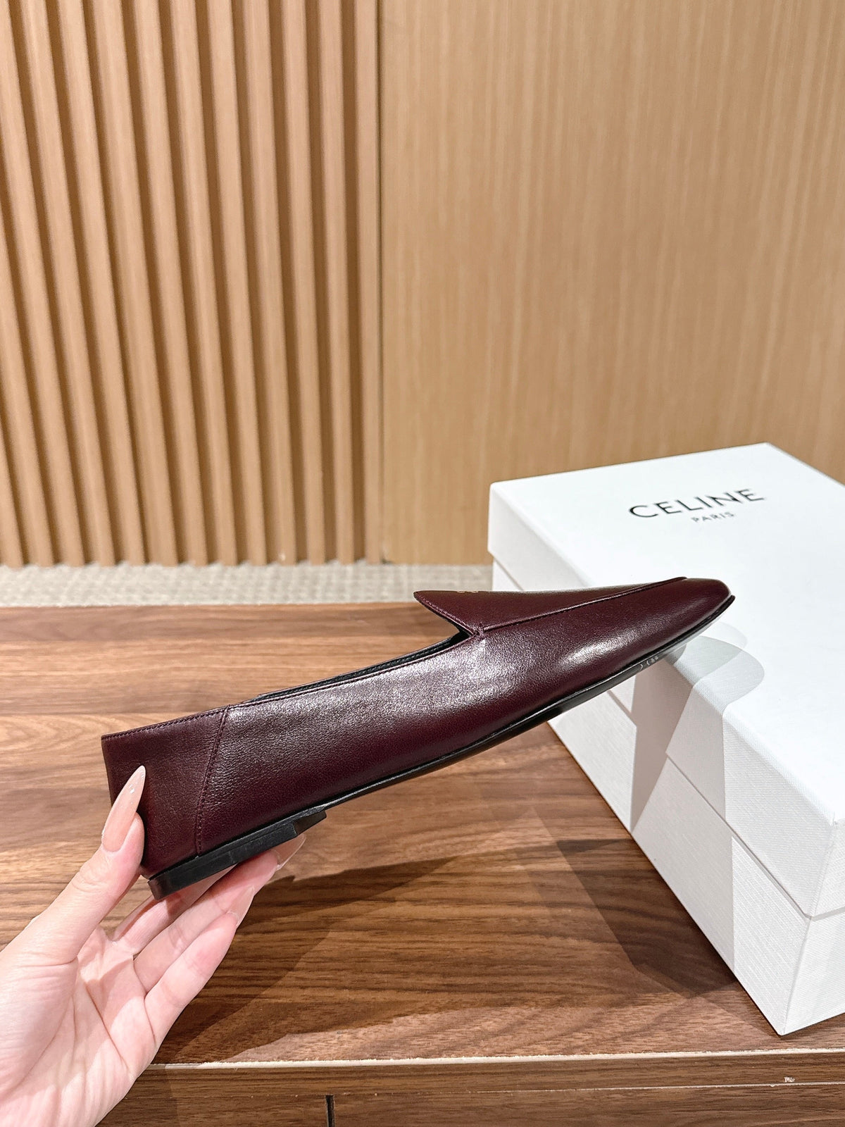 Celine 2026 Aura Loafers Leather 796593