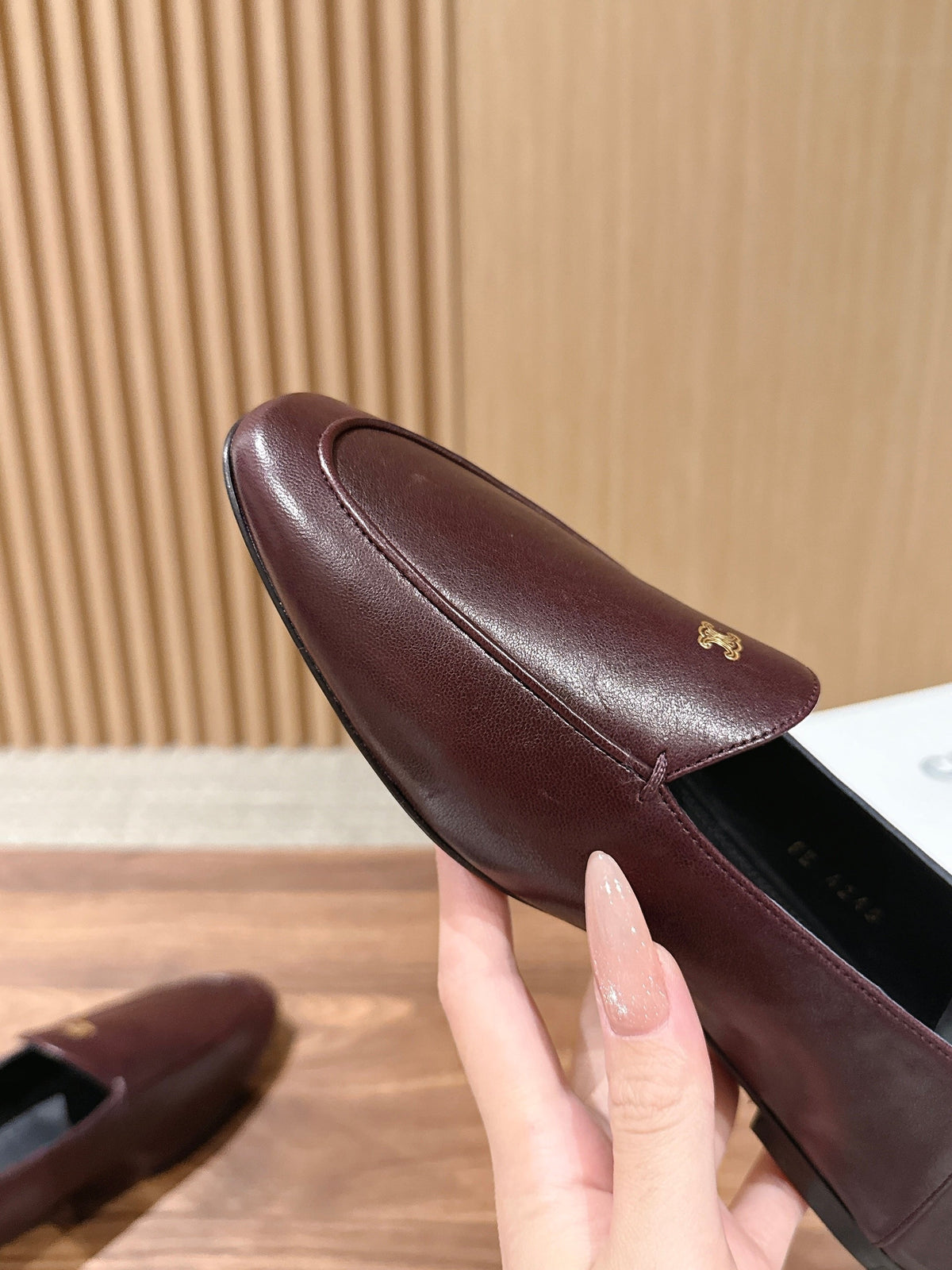 Celine 2026 Aura Loafers Leather 796593