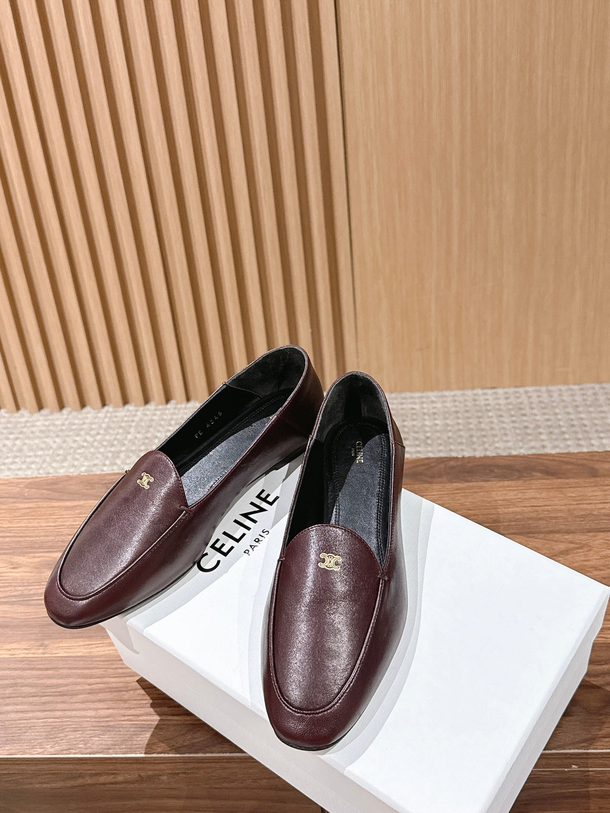 Celine 2026 Aura Loafers Leather 796593